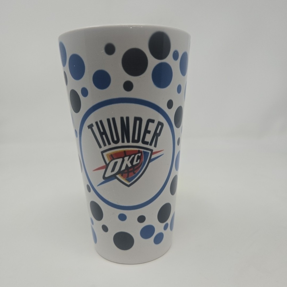 Oklahoma City‎ Thunder Ceramic Coffee Mug White/Blue